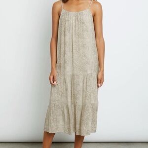Rails Adora Dress Cream Snakeskin Size XS